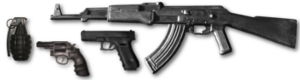 Broń gumowa - pistolety, karabiny